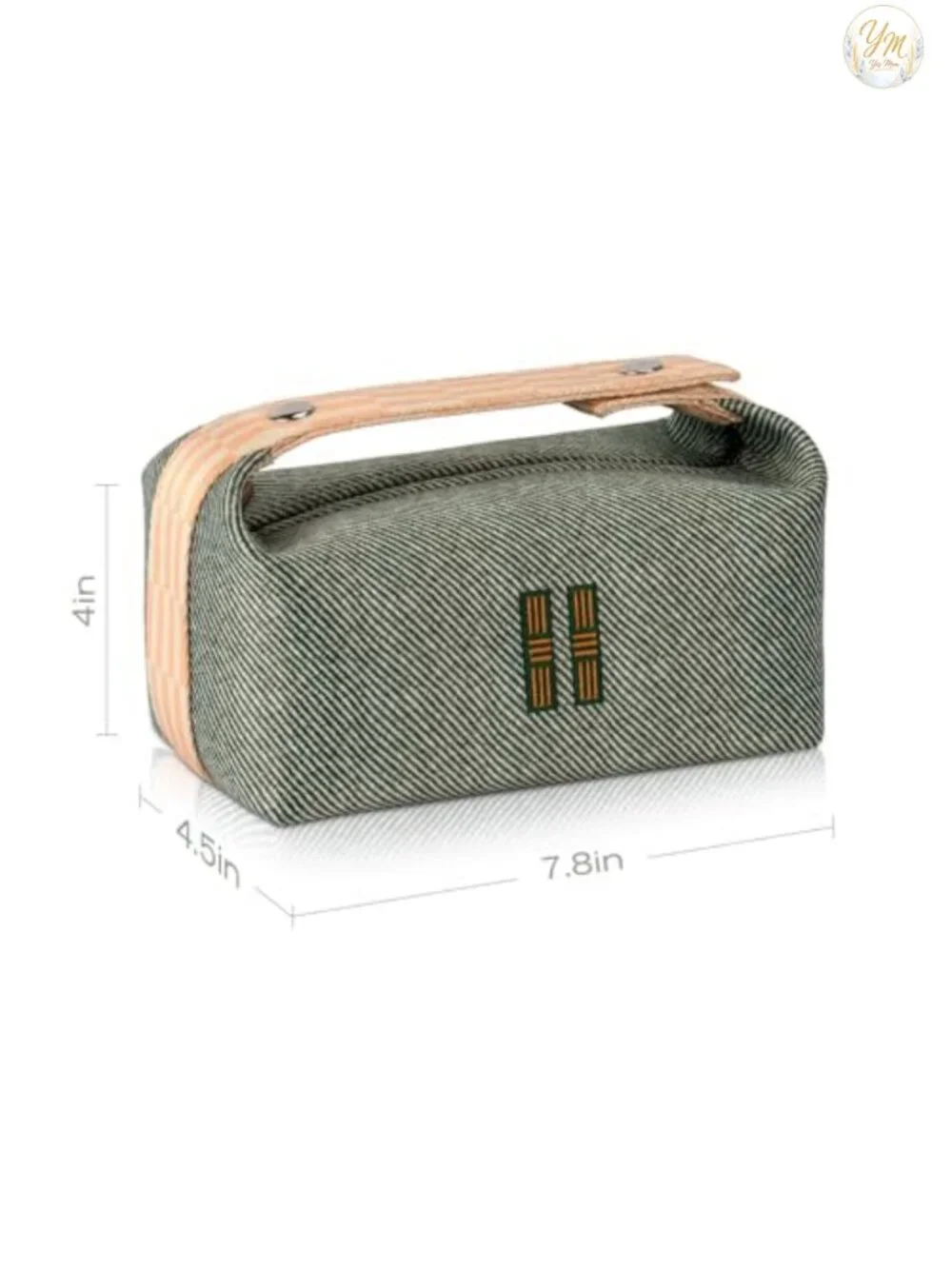 Canvas Cosmetics Travel Bag, Hanging Makeup Organizer Case for Women